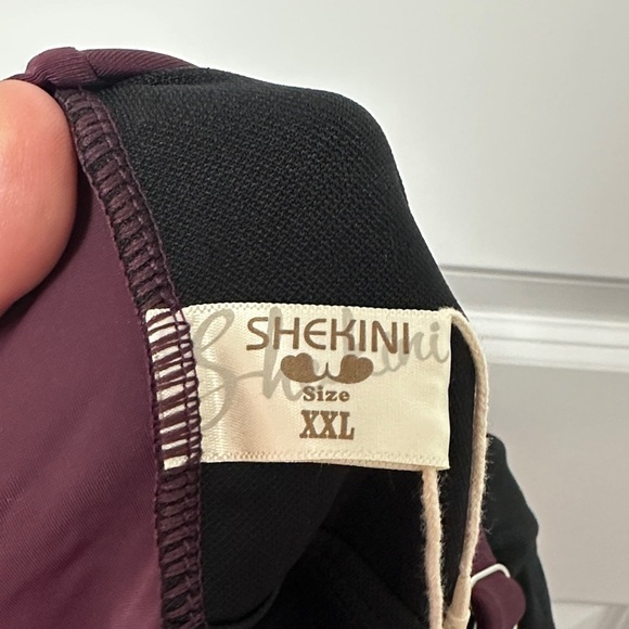 Swimsuit Plum One-Piece - Picture 4 of 7